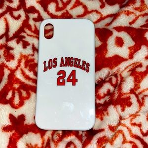 Red and white XR phone case from shein great condition and great quality